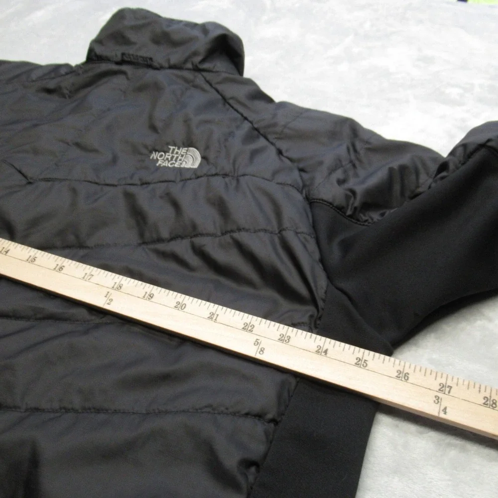 The North Face Jacket Mens XL Black Hybrid Insulated Full Zip Puffer Hiking